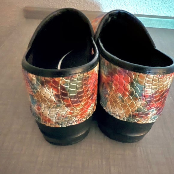 Sanita Rainbow Pebble Professional Leather Clogs sz 38 - Picture 5 of 8